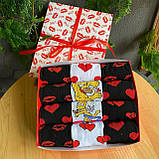 Подарунковий набір шкарпеток для чоловіків Подарункові шкарпетки 12 пар гарні шкарпетки на день закоханих Br BAR, фото 9