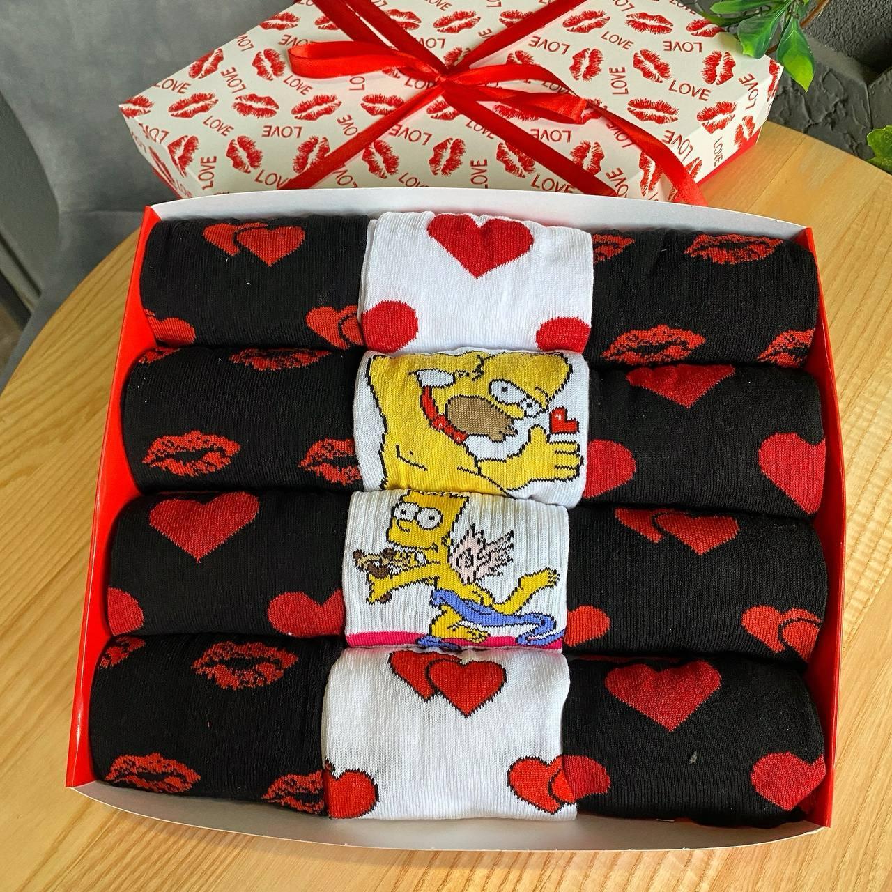 Святковий набір шкарпеток чоловічих на 12 пар 40-45 р. яскраві якісні, бавовняні, повсякденні та молодіжні Br BAR, фото 1