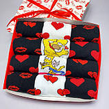 Подарунковий набір шкарпеток для чоловіків Подарункові шкарпетки 12 пар гарні шкарпетки на день закоханих Br BAR, фото 4