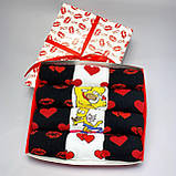 Подарунковий набір шкарпеток для чоловіків Подарункові шкарпетки 12 пар гарні шкарпетки на день закоханих Br BAR, фото 6