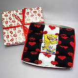 Подарунковий набір шкарпеток для чоловіків Подарункові шкарпетки 12 пар гарні шкарпетки на день закоханих Br BAR, фото 5