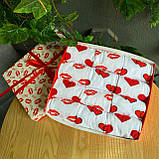 Подарунковий оригінальний набір шкарпеток для чоловіків шкарпетки з поцілунками 12 пар у коробці на день Br BAR, фото 5