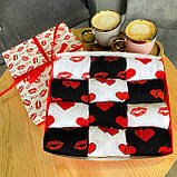 Оригінальний набір шкарпеток чоловікам на 12 пар 40-45 р модні із серцями якісні та довгі, повсякденні Br BAR, фото 6