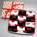 Оригінальний набір шкарпеток чоловікам на 12 пар 40-45 р модні із серцями якісні та довгі, повсякденні Br BAR, фото 5