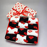 Оригінальний набір шкарпеток чоловікам на 12 пар 40-45 р модні із серцями якісні та довгі, повсякденні Br BAR, фото 3