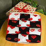 Оригінальний набір шкарпеток чоловікам на 12 пар 40-45 р модні із серцями якісні та довгі, повсякденні Br BAR, фото 8