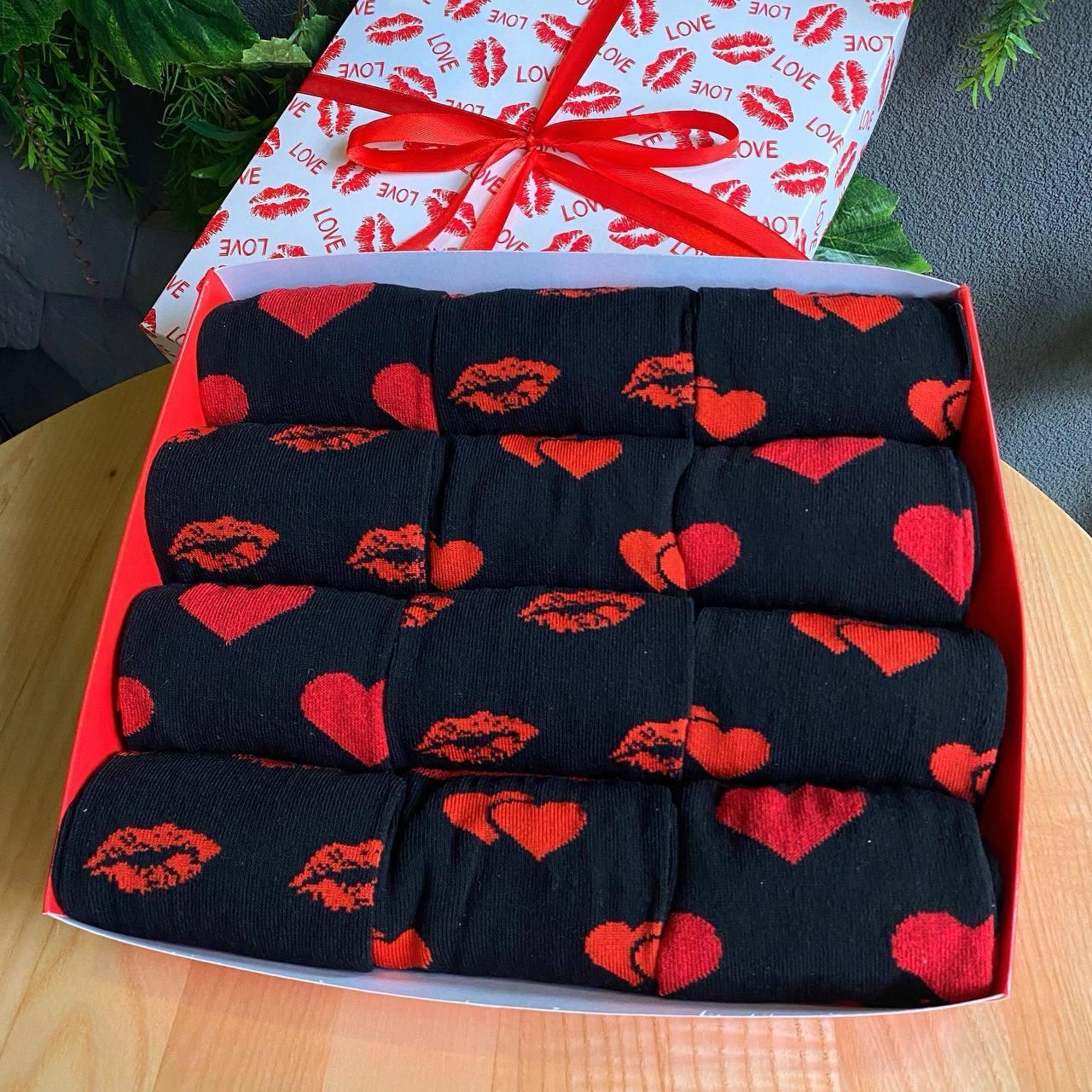 Універсальний бокс шкарпеток хлопцям на 12 пар 40-45 р чорні та довгі, трикотажні, демісезонні, оригінальні Br BAR, фото 1