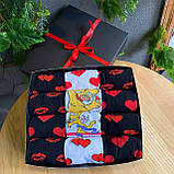 Гарний подарунковий бокс шкарпеток хлопцям на 12 пар 40-45 р кольорові, трикотажні, високі та демісезонні, Br BAR, фото 6