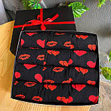 Святковий бокс шкарпеток хлопцям на 12 пар 40-45 р чорні подарунок на День Валентина демісезонні та високі Br BAR, фото 6