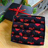 Подарунок на день закоханих для дівчини бокс шкарпеток із серцем на 12 пар 36-41р у подарунковій коробці Br BAR, фото 7