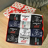 Великий бокс шкарпеток чоловічих високих демісезонних крутих із класними малюнками 40-45 12 шт для хлопця Br BAR, фото 4