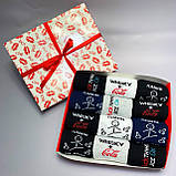 Великий бокс шкарпеток чоловічих високих демісезонних крутих із класними малюнками 40-45 12 шт для хлопця Br BAR, фото 5