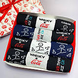 Великий бокс шкарпеток чоловічих високих демісезонних крутих із класними малюнками 40-45 12 шт для хлопця Br BAR, фото 8