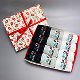 Бокс шкарпеток чоловічих довгих демісезонних повсякденних з оригінальним принтом 40-45 12 шт на креативний Br BAR, фото 2