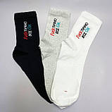 Бокс шкарпеток чоловічих довгих демісезонних повсякденних з оригінальним принтом 40-45 12 шт на креативний Br BAR, фото 3