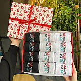 Бокс шкарпеток чоловічих довгих демісезонних повсякденних з оригінальним принтом 40-45 12 шт на креативний Br BAR, фото 4