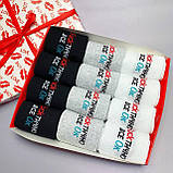 Бокс шкарпеток чоловічих довгих демісезонних повсякденних з оригінальним принтом 40-45 12 шт на креативний Br BAR, фото 6