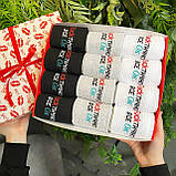 Бокс шкарпеток чоловічих довгих демісезонних повсякденних з оригінальним принтом 40-45 12 шт на креативний Br BAR, фото 7