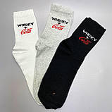 Подарунковий комплект шкарпеток чоловічих високих трикотажних весна-осінь з прикольним принтом 40-45 12 шт Br BAR, фото 5