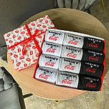 Подарунковий комплект шкарпеток чоловічих високих трикотажних весна-осінь з прикольним принтом 40-45 12 шт Br BAR, фото 9