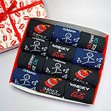 Набір шкарпеток чоловічих довгих демісезонних модних з класними яскравими малюнками 40-45 12 шт у Br BAR, фото 6