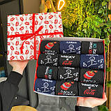 Набір шкарпеток чоловічих довгих демісезонних модних з класними яскравими малюнками 40-45 12 шт у Br BAR, фото 9