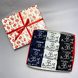 Подарунковий бокс шкарпеток чоловічих високих практичних весна-осінь із креативним принтом Плани на день Br BAR, фото 3