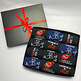 Чоловічий подарунковий бокс шкарпеток на 12 пар 40-45 р різнобарвні, демісезонні весна-осінь трикотажні Br BAR, фото 6