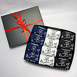 Набір шкарпеток чоловічих високих демісезонних практичних веселих з приколом 40-45 12 пар на креативний Br BAR, фото 3