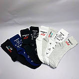 Чоловічі шкарпетки в чорній коробці 12 пар 40-45р із прикольними написами оригінальний подарунок чоловікові Br BAR, фото 5