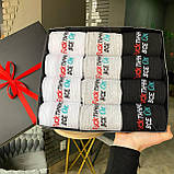 Подарунковий набір шкарпеток чоловічих високих якісних з оригінальними веселими малюнками 40-45 12 шт в Br BAR, фото 2