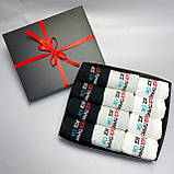 Подарунковий набір шкарпеток чоловічих високих якісних з оригінальними веселими малюнками 40-45 12 шт в Br BAR, фото 5