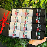 Чоловічі шкарпетки в коробці 12 пар 40-45р із прикольними написами оригінальний подарунок чоловікові NG Br BAR, фото 7