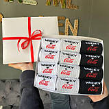 Набір шкарпеток чоловічих довгих весна-осінь з оригінальним принтом 40-45 12 шт для чоловіків на креативний Br BAR, фото 2