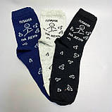 Крутий комплект шкарпеток чоловічих довгих демісезонних модних із веселим принтом Плани на день 40-45 12 Br BAR, фото 6