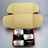 Подарунковий бокс шкарпеток чоловічих довгих прикольних весна-осінь із крутим принтом Whisky+Cola 40-45 12 Br BAR, фото 2