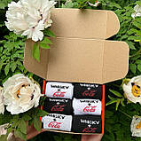 Подарунковий бокс шкарпеток чоловічих довгих прикольних весна-осінь із крутим принтом Whisky+Cola 40-45 12 Br BAR, фото 5