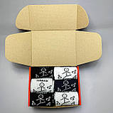 Набір шкарпеток чоловічих високих бавовняних демісезонних з веселим принтом Плани на день 40-45 12 пар на Br BAR, фото 2