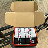 Креативний бокс шкарпеток чоловічих високих демісезонних із класним написом Фактично все ОК 40-45 12 шт для Br BAR, фото 2