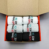 Креативний бокс шкарпеток чоловічих високих демісезонних із класним написом Фактично все ОК 40-45 12 шт для Br BAR, фото 4