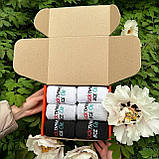 Креативний бокс шкарпеток чоловічих високих демісезонних із класним написом Фактично все ОК 40-45 12 шт для Br BAR, фото 8