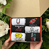 Крутий набір шкарпеток чоловічих довгих демісезонних з яскравим барвистим веселим принтом 40-45 12 шт на Br BAR, фото 6