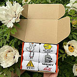 Класний комплект шкарпеток чоловічих довгих весна осінь з яскравим прикольним принтом 40-45 12 шт на крутий Br BAR, фото 8