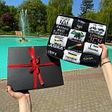 Бокс шкарпеток чоловічих високих бавовняних весна осінь практичних патріотичних 12 пар 40-45 для хлопців на Br BAR, фото 4