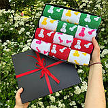 Бокс шкарпеток чоловічих високих кольорових весна-осінь із веселим класним принтом 40-45 12 шт у Br BAR, фото 2