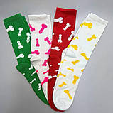 Бокс шкарпеток чоловічих високих кольорових весна-осінь із веселим класним принтом 40-45 12 шт у Br BAR, фото 5
