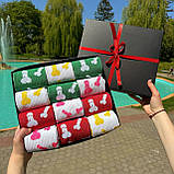 Бокс шкарпеток чоловічих високих кольорових весна-осінь із веселим класним принтом 40-45 12 шт у Br BAR, фото 7