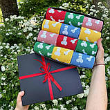 Набір шкарпеток чоловічих високих демісезонних з яскравим барвистим тренд дизайном 40-45 12 шт у Br BAR, фото 7