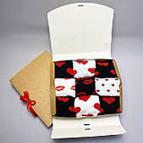 Набір прикольних шкарпеток чоловічих на 9 пар 40-45 р кольорові на 14 лютого бавовняні, молодіжні та якісні Br BAR, фото 6