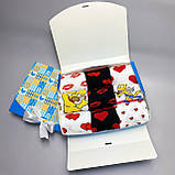 Чоловічий подарунковий бокс шкарпеток на 9 пар 40-45 р. на День Святого Валентина якісні, бавовняні та Br BAR, фото 3